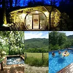 Holiday home Estiva - Le Loft Du Hobbit - Piscine, Spa, Nature Lapeyrugue